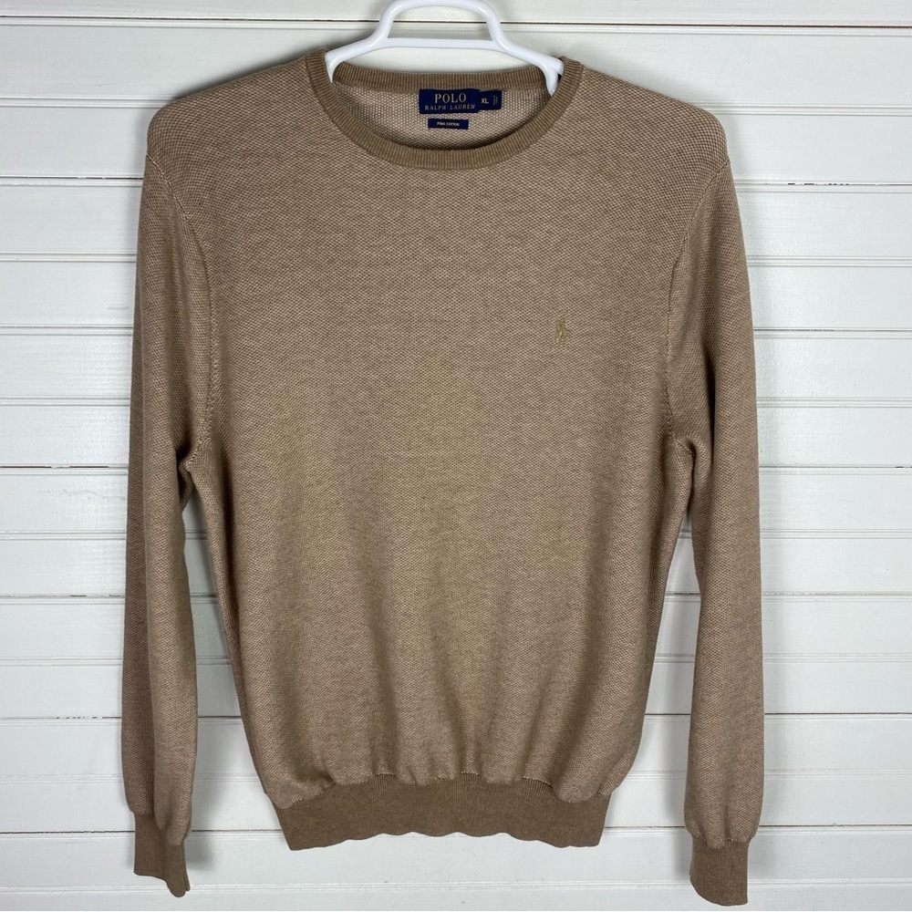 Polo Ralph Lauren Slim Fit Cotton (Pima) Sweater Men's Size XL